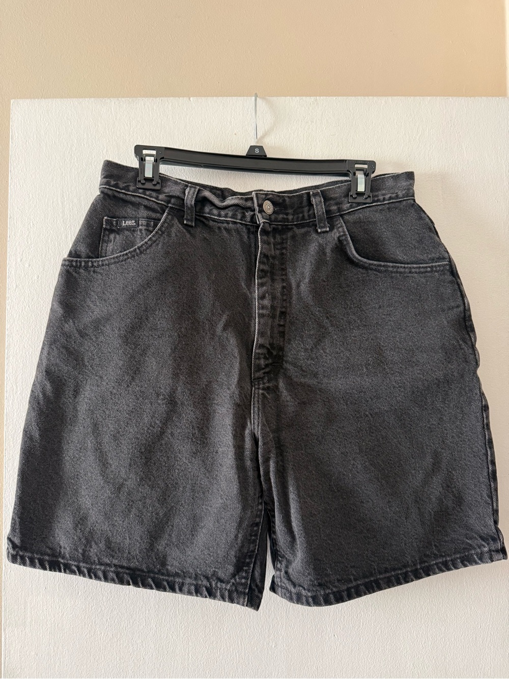 Black Lee Vintage Jean Shorts Size 14/Medium